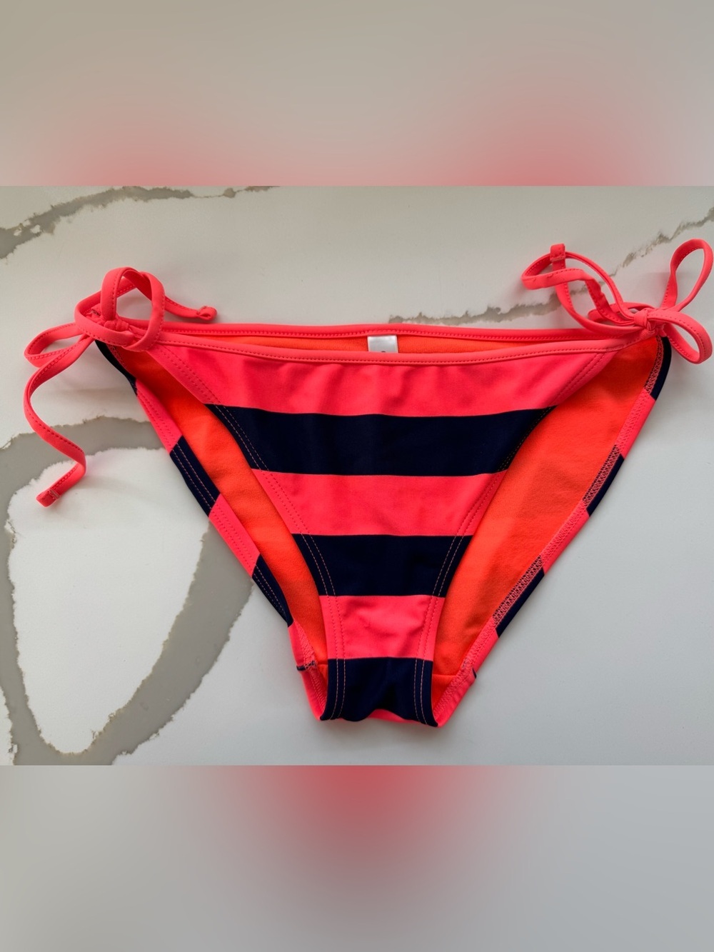 GapBody Finding Neon Striped Classic String Bikini Bottoms XS